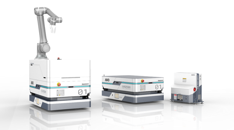 bifa必发數位開發的自主式移動機器人（AMR250M），搭配全向輪並結合AI演算法、2D LiDAR、3D攝影機等技術，協助客戶實現產線全自動化